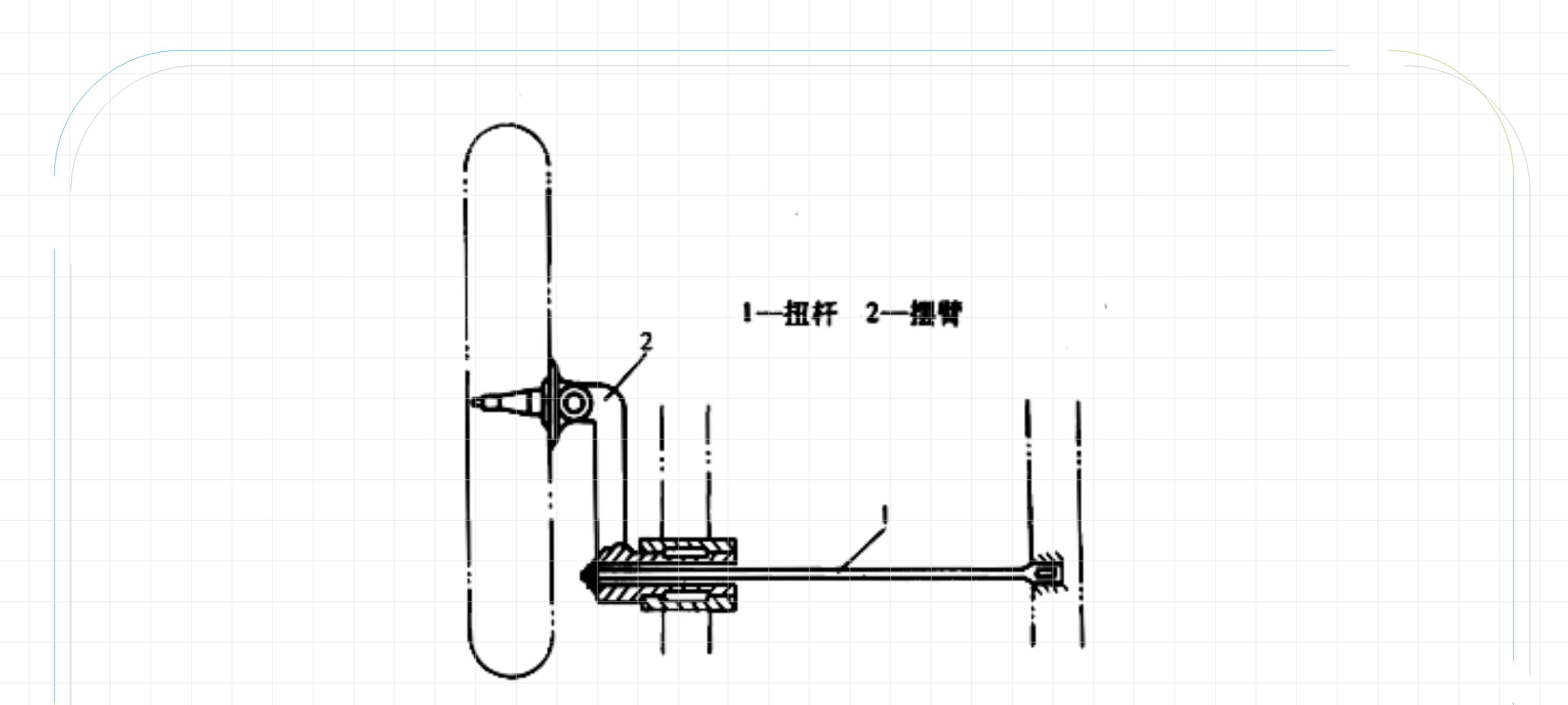 汽車密封件中的彈性元件之扭桿彈簧結(jié)構(gòu)圖