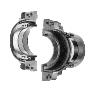 剖分式機械密封的結構平面圖