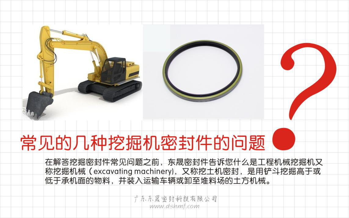 常見(jiàn)的幾種挖掘機(jī)密封件圖