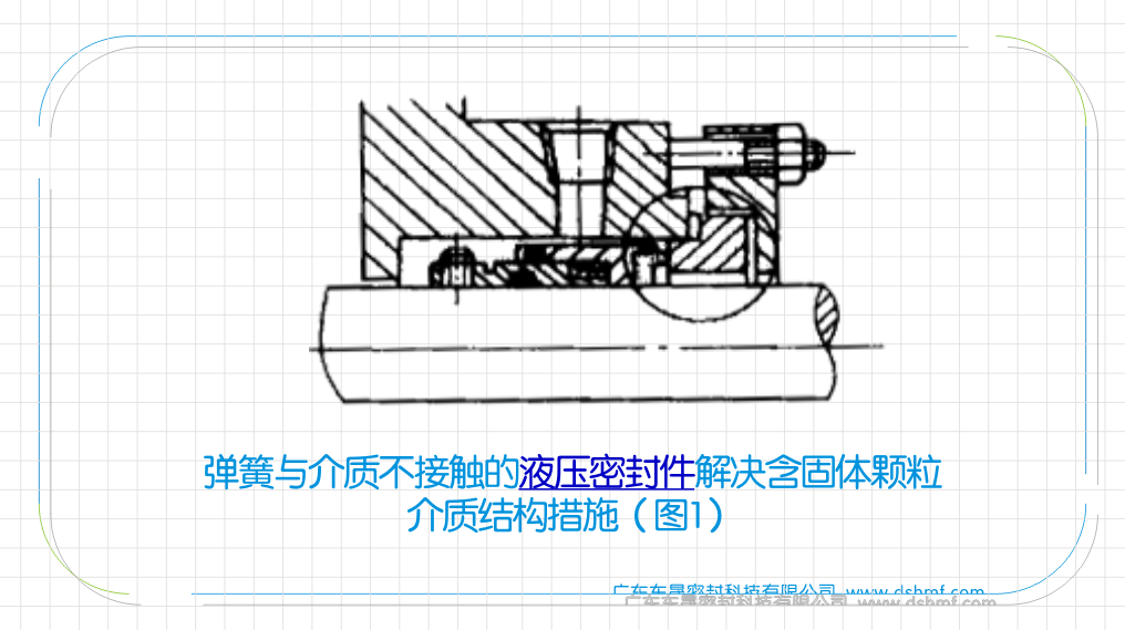 彈簧與介質(zhì)不接觸的液壓密封圈解決含固體顆粒介質(zhì)結(jié)構(gòu)措施圖1
