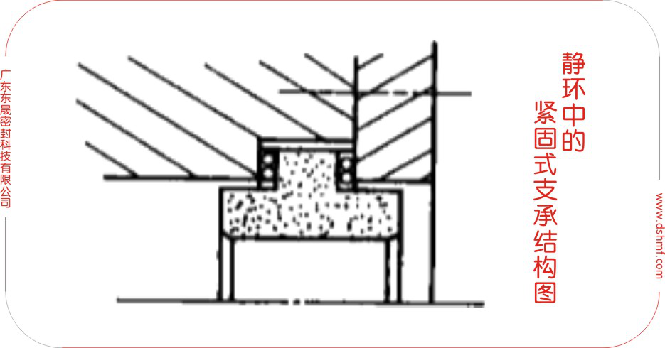 不同的靜環(huán)支承方式之緊固式靜環(huán)密封結(jié)構(gòu)