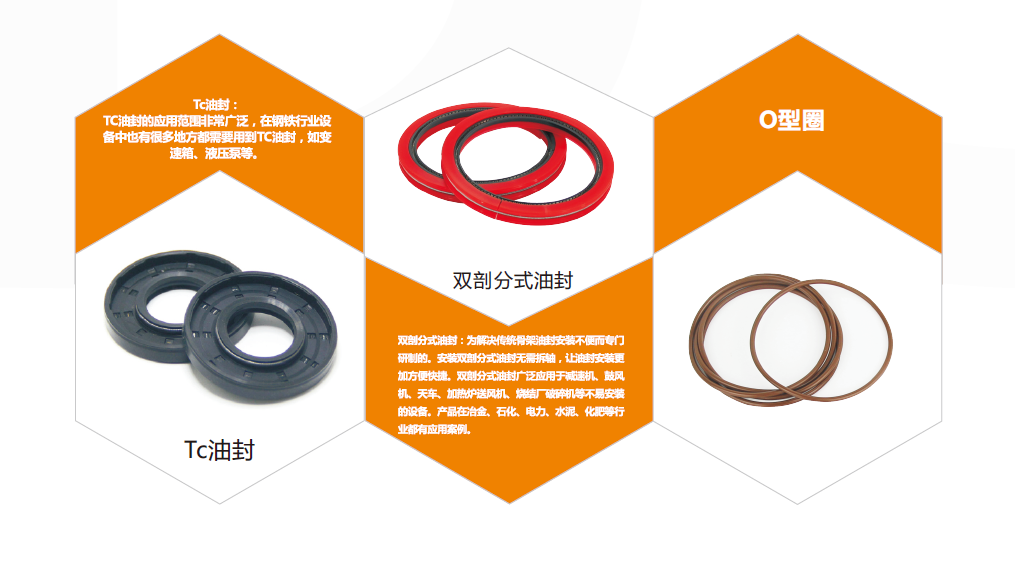 冶金行業密封件(PTFE油封B型) 冶金行業密封件(PTFE油封B型)