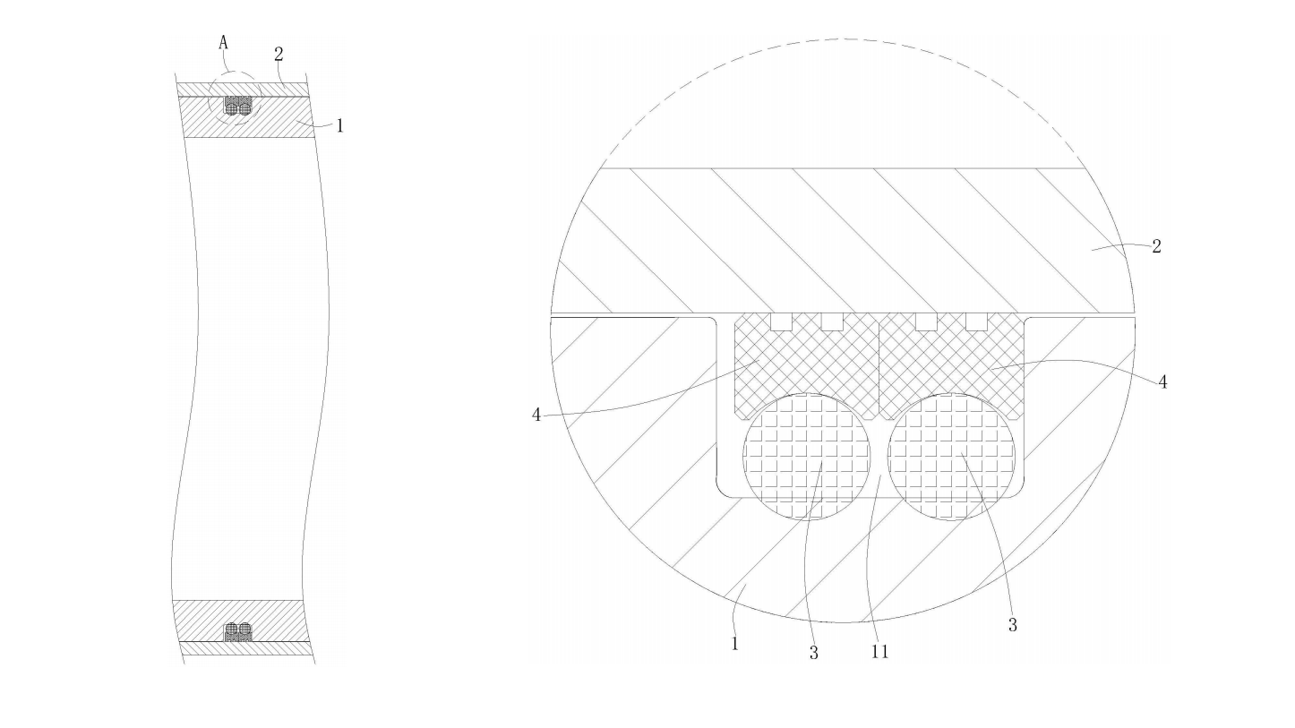 新型的多組旋轉密封結構的剖視結構圖1一種多組旋轉密封件結構圖
