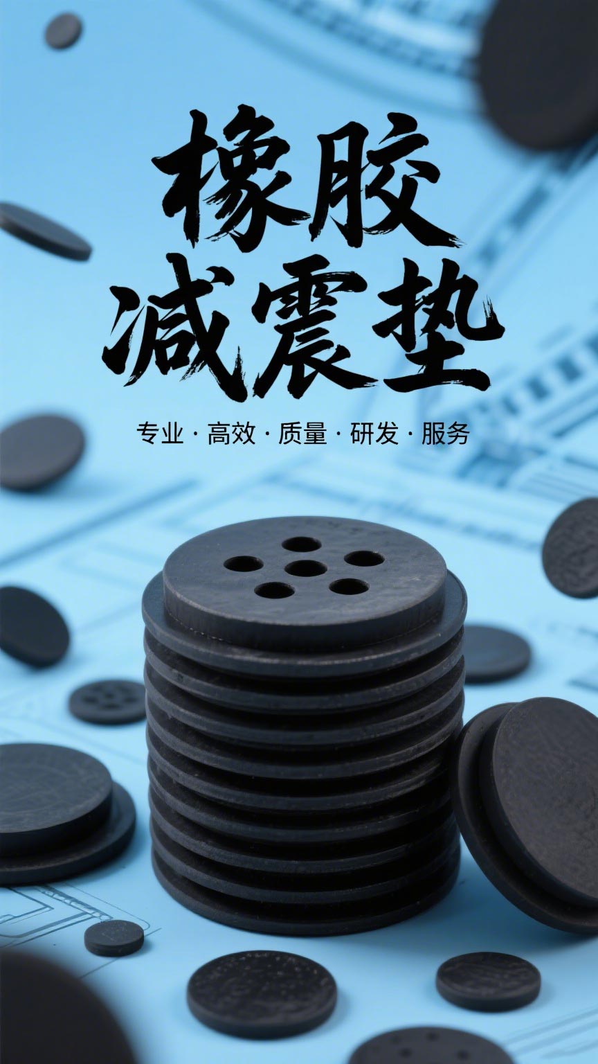 橡膠減震墊0725-1