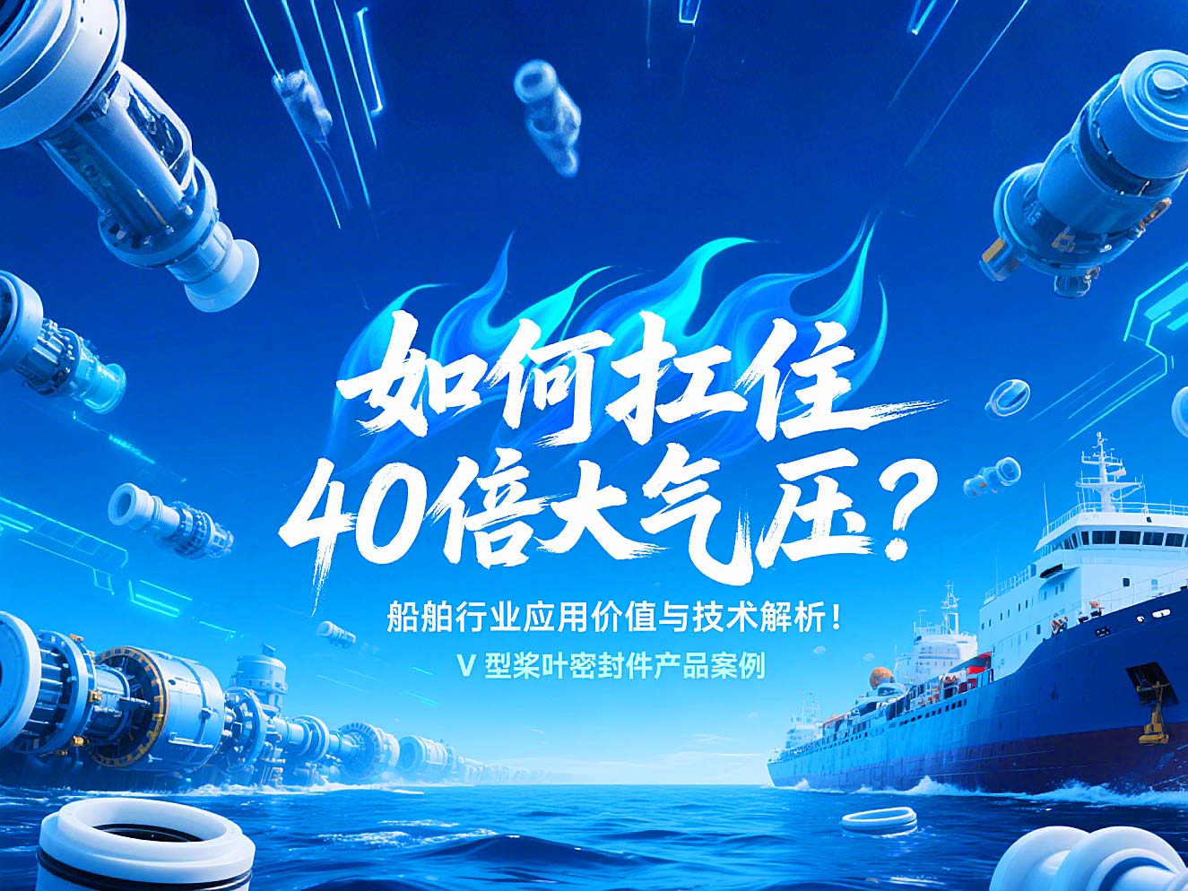 V型槳葉密封件 ? 如何扛住40倍大氣壓:船舶行業應用價值與技術解析!