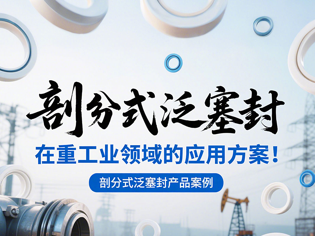 剖分式泛塞封產(chǎn)品案例 ? 在重工業(yè)領(lǐng)域的應(yīng)用方案!