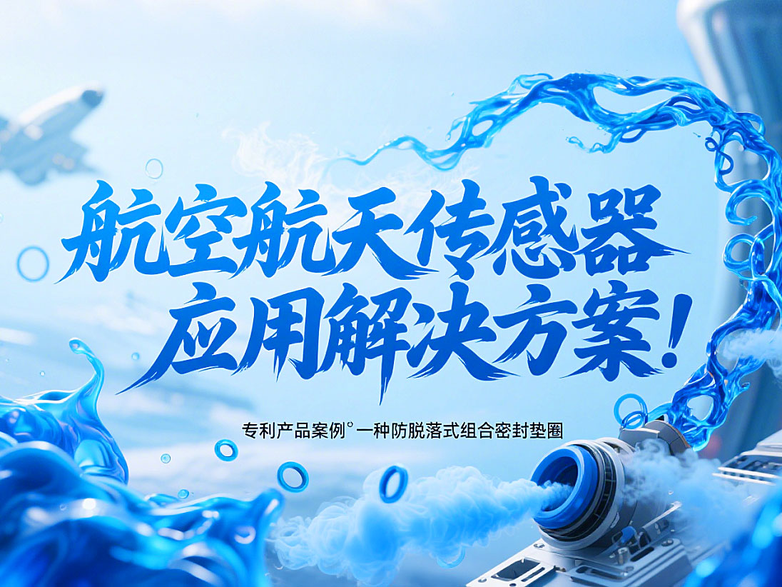 專利產品案例?一種防脫落式組合密封墊圈:航空航天傳感器應用解決方案!