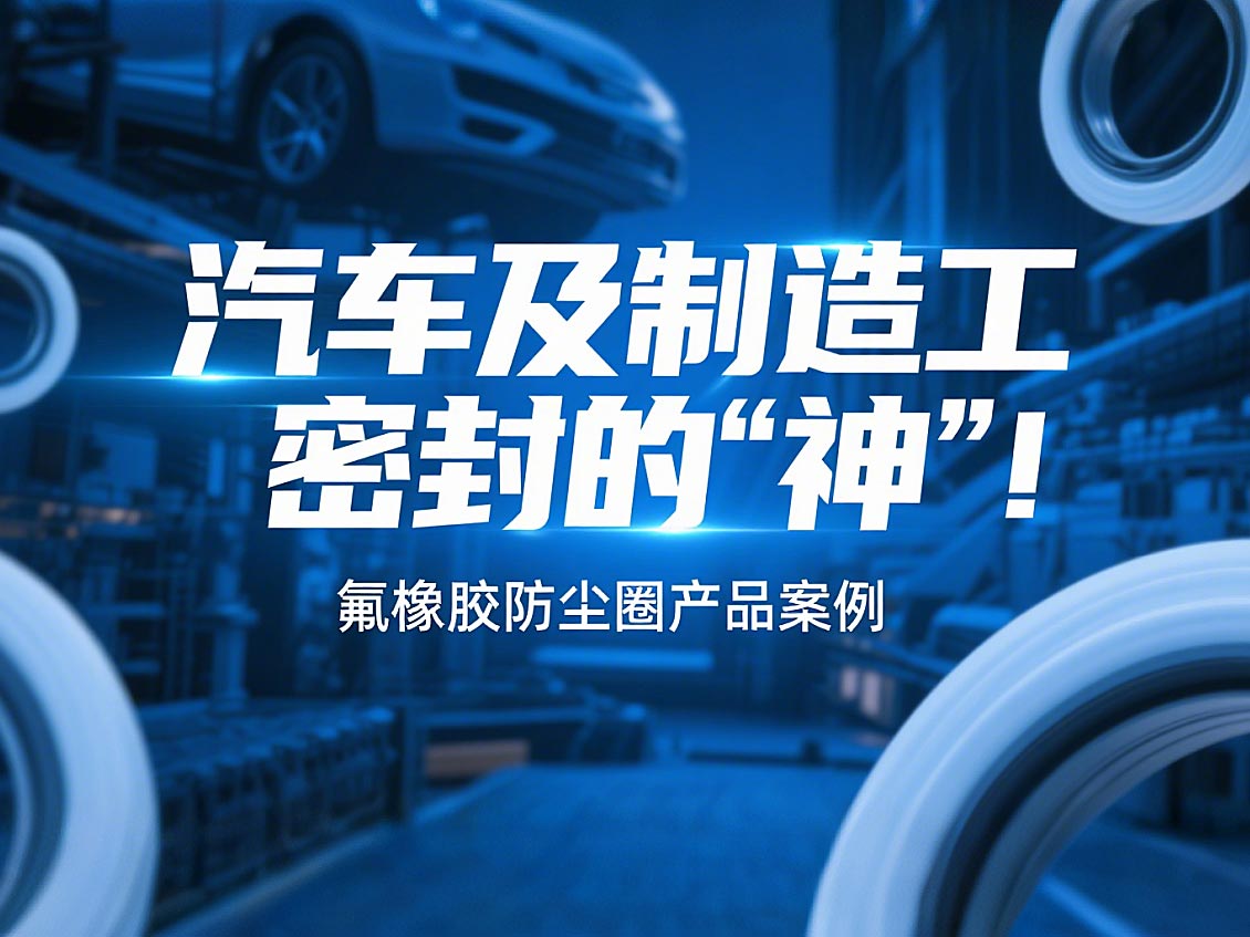 氟橡膠防塵圈產品案例 ? 汽車及制造工業密封的“神”！