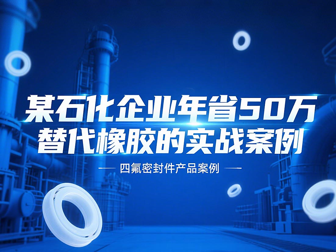 某石化企業年省50萬：四氟密封件替代橡膠的實戰案例！