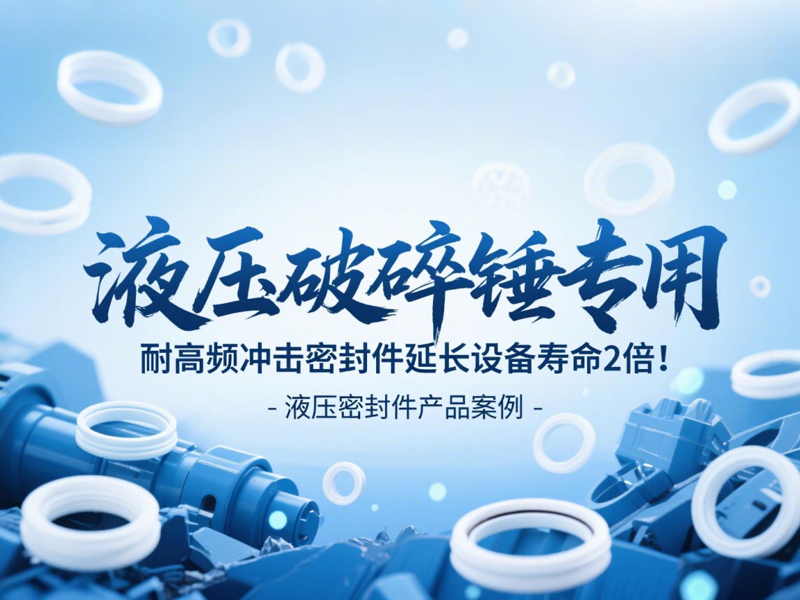 液壓破碎錘專用！耐高頻沖擊密封件延長設(shè)備壽命2倍！