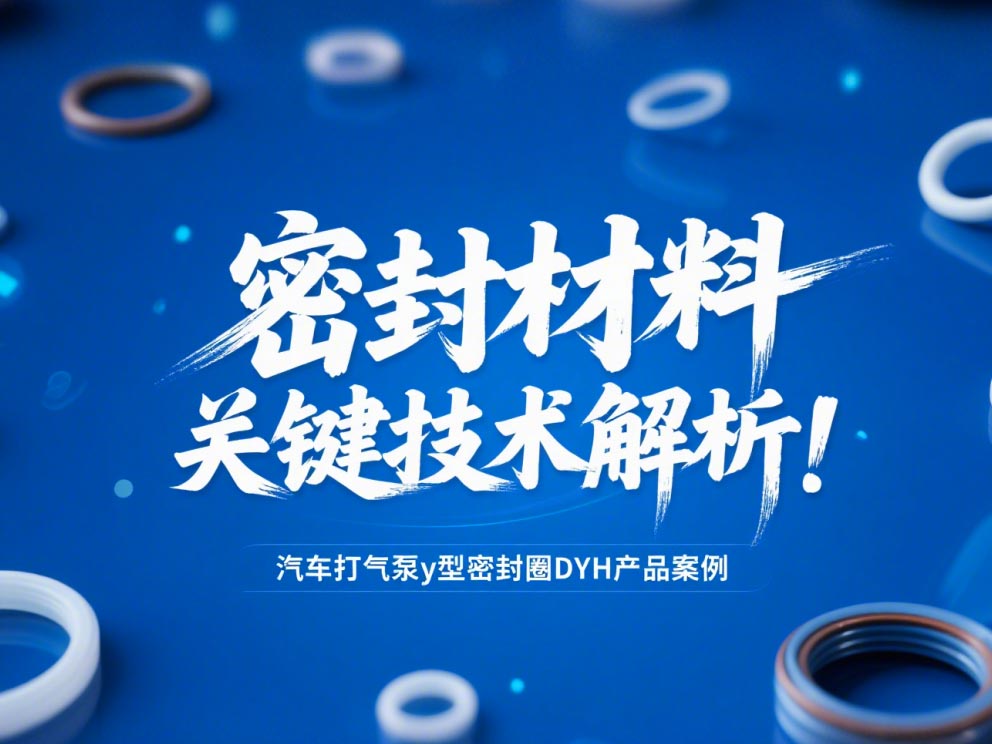 汽車打氣泵y型密封圈DYH產(chǎn)品案例 ? 密封材料改性關鍵技術解析！