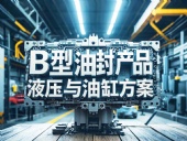 B型四氟油封產(chǎn)品解決方案丨高動態(tài)密封在液壓設備與標準油缸的應用！?